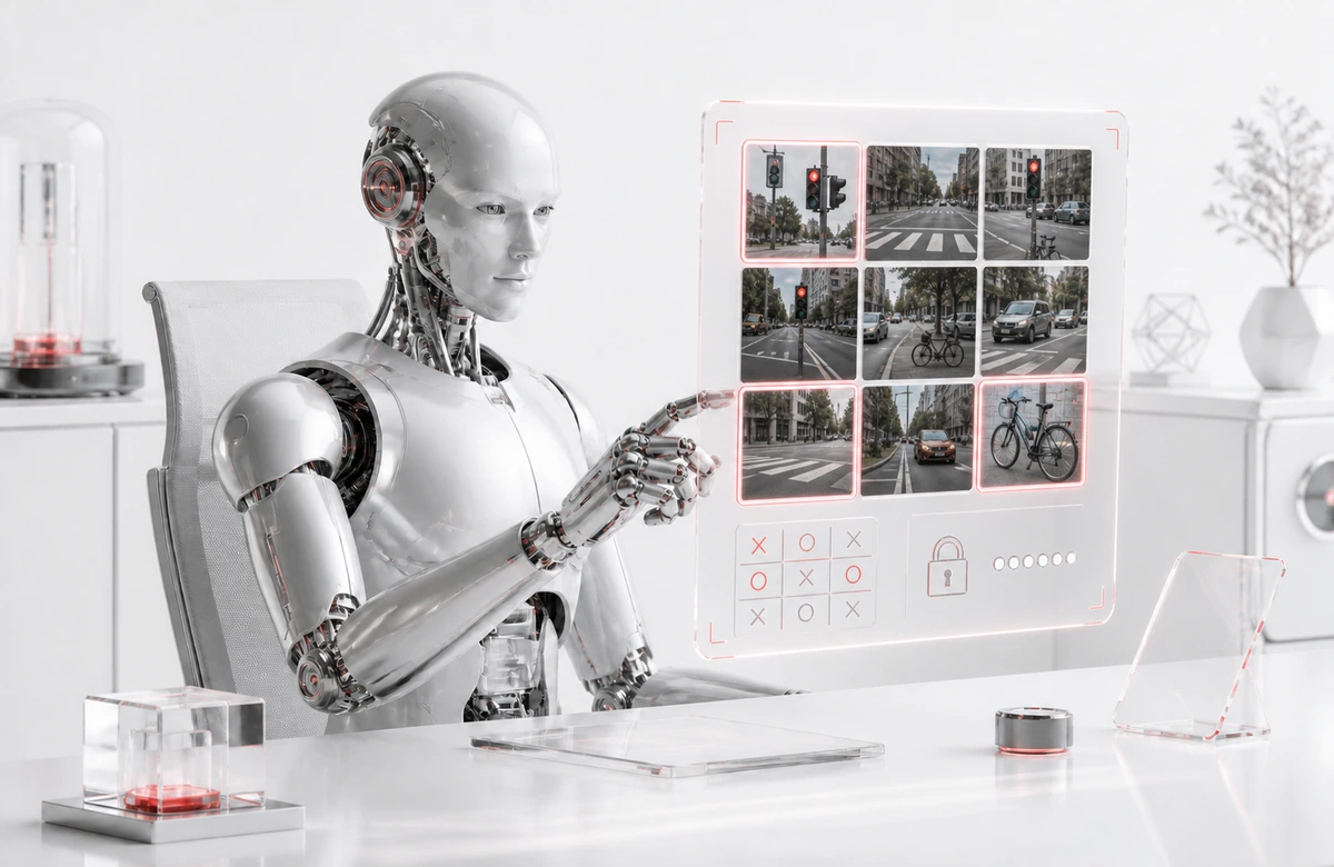 ИИ-агент проходит CAPTCHA с изображениями, логической задачей и проверкой пароля